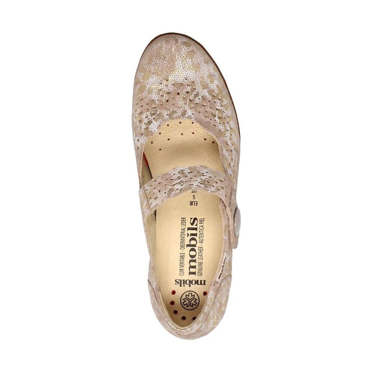 Women's Ballet Flats Mephisto Beige