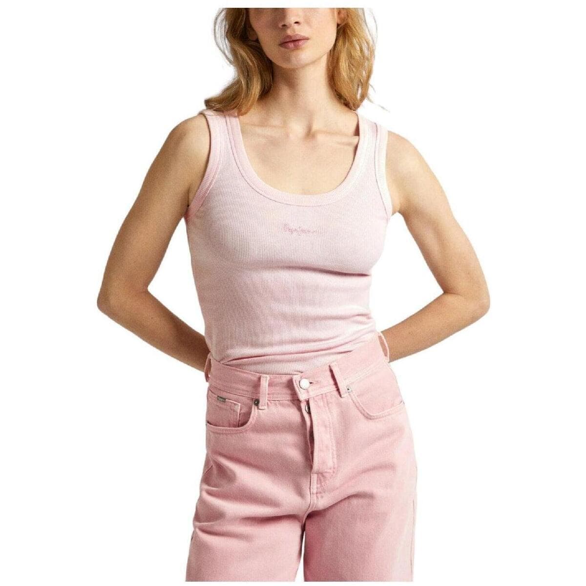 Women's T-Shirts Pepe Jeans Pink
