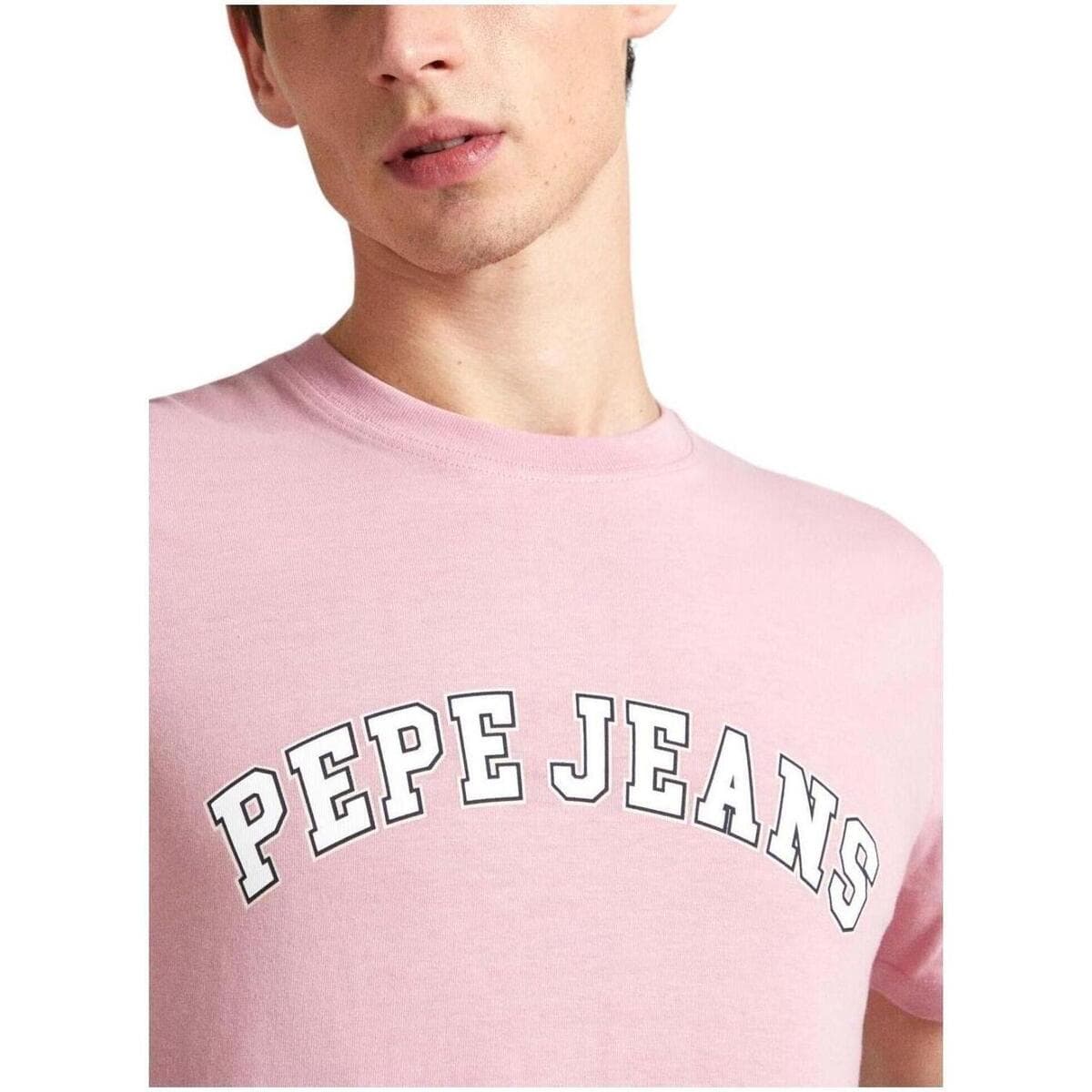 Men's T-Shirts Pepe Jeans Pink