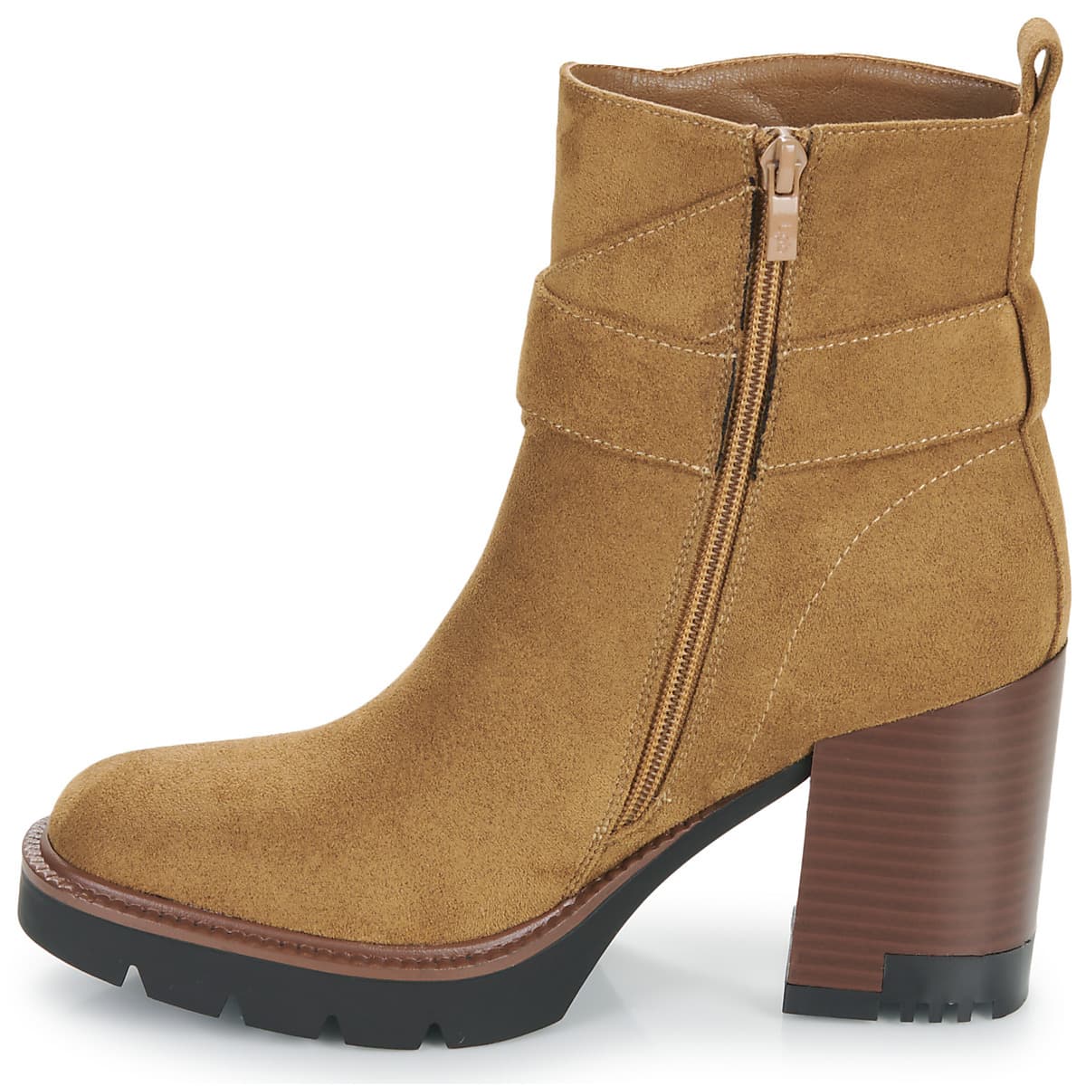 Women's Ankle Boots Les Petites Bombes Brown