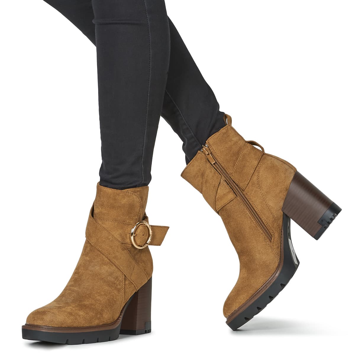 Women's Ankle Boots Les Petites Bombes Brown
