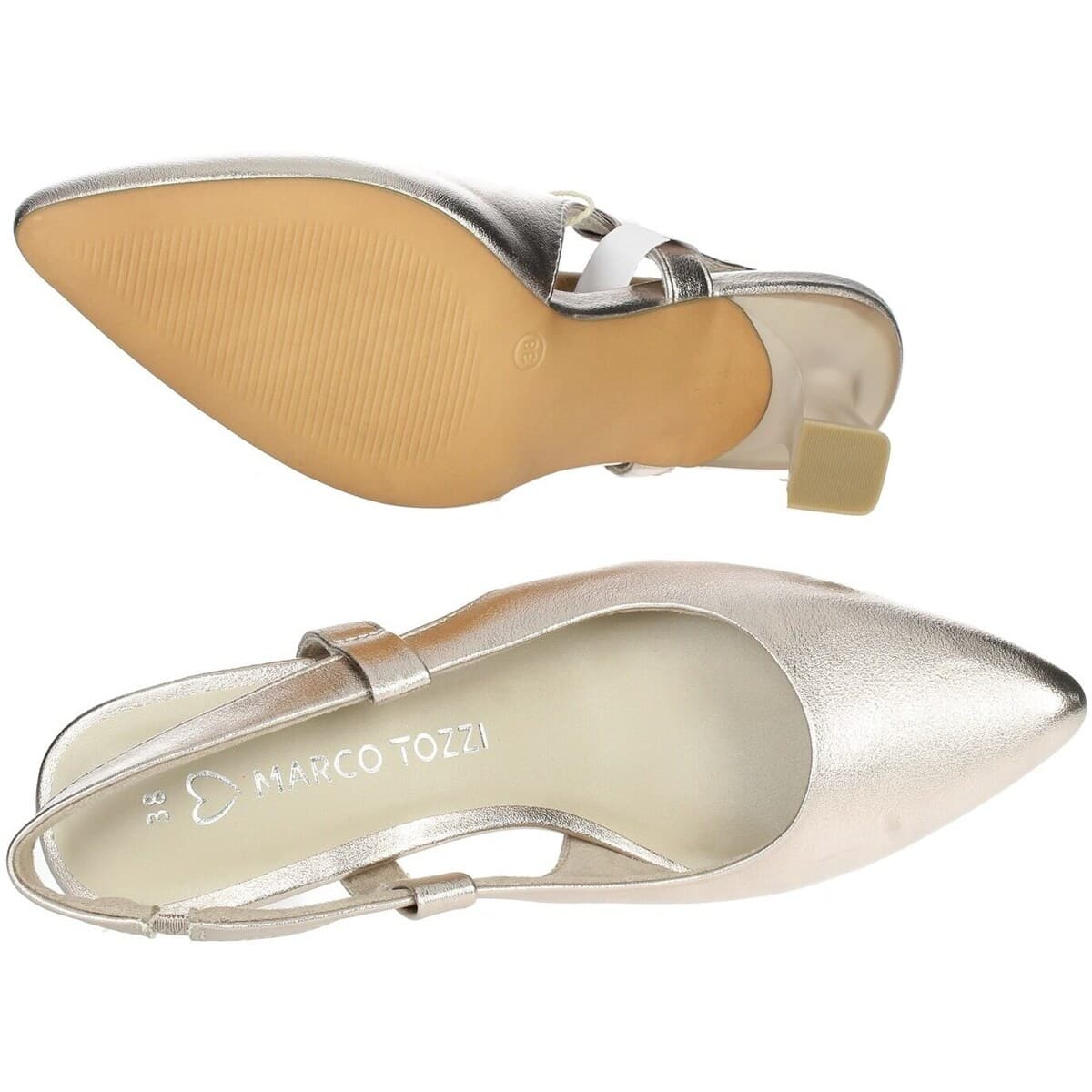 Women's Pumps Marco Tozzi Gold