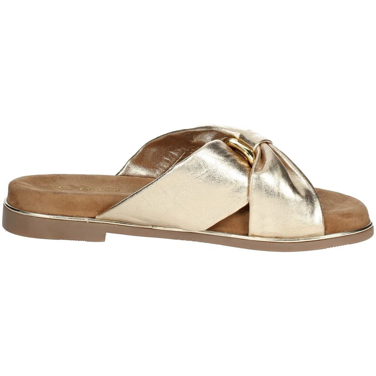 Women's Flip Flops Marco Tozzi Gold