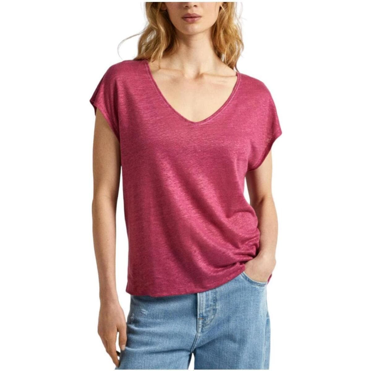 Women's T-Shirts Pepe Jeans Pink