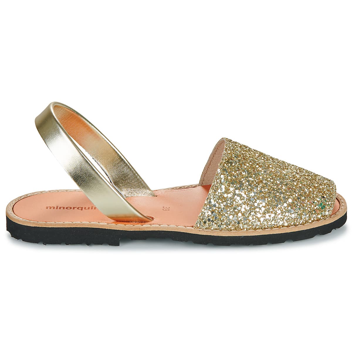 Women's Sandals Minorquines Gold