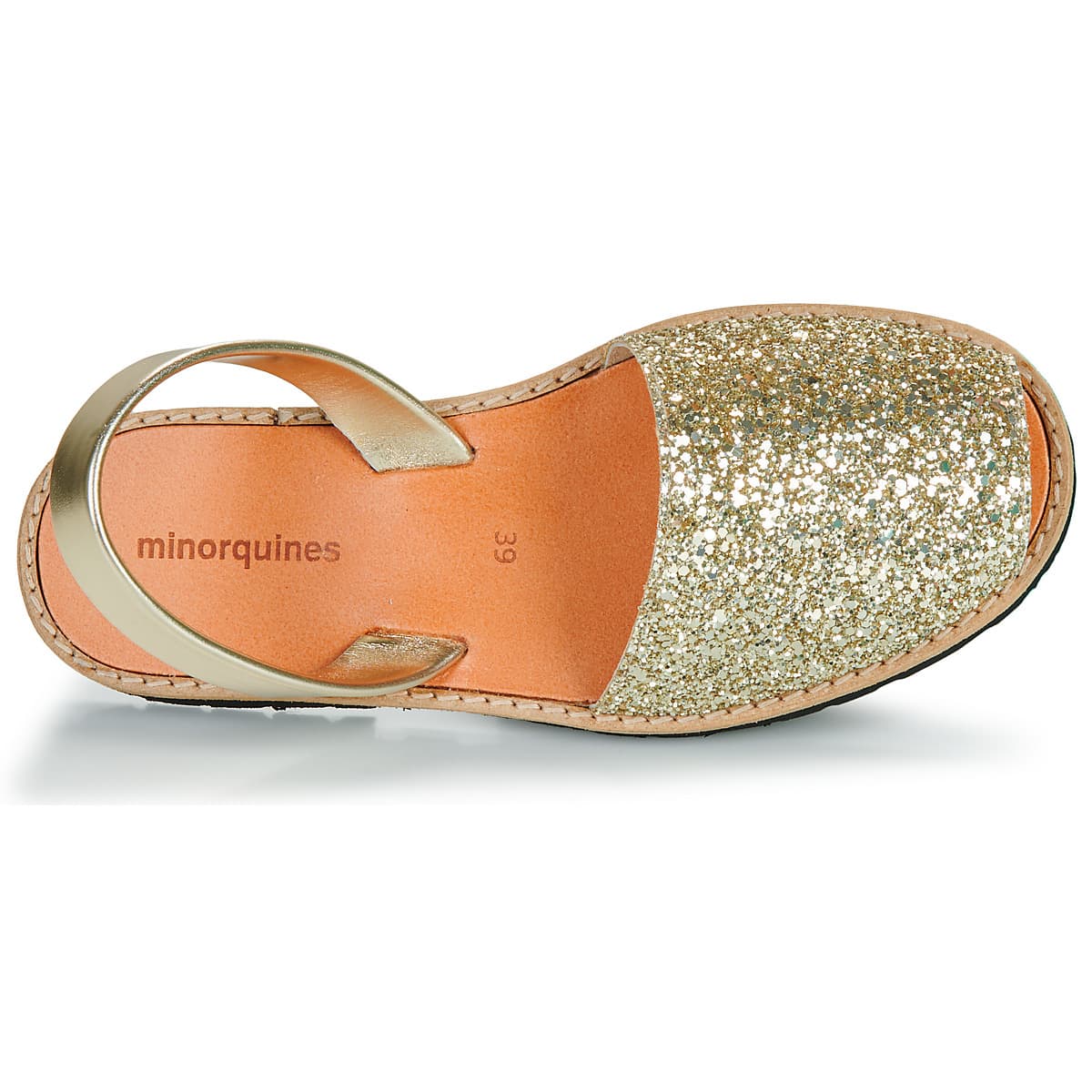 Women's Sandals Minorquines Gold