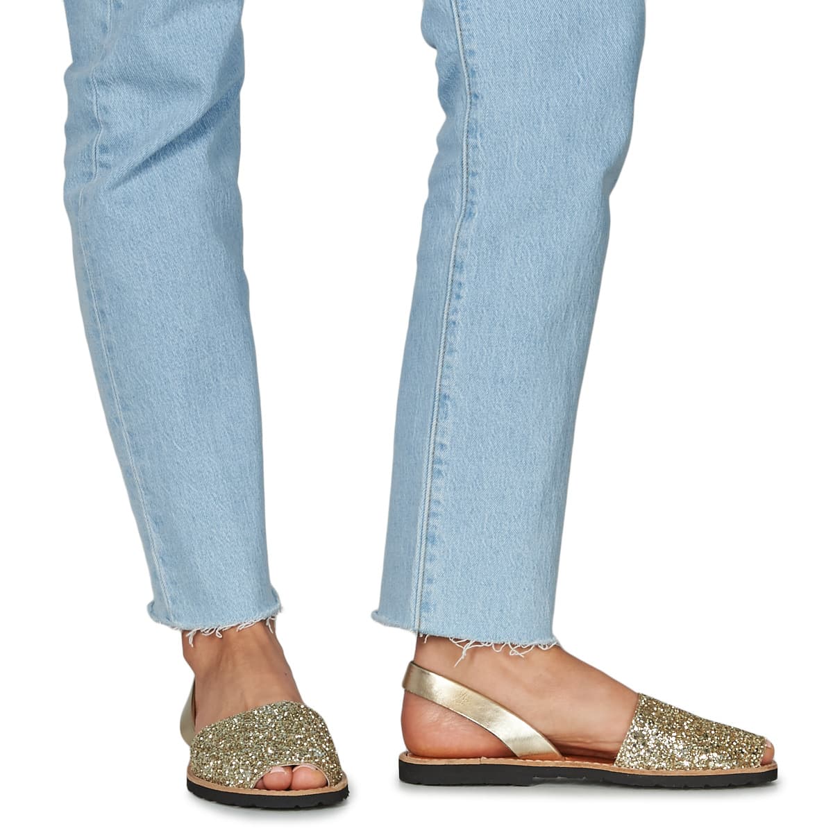 Women's Sandals Minorquines Gold