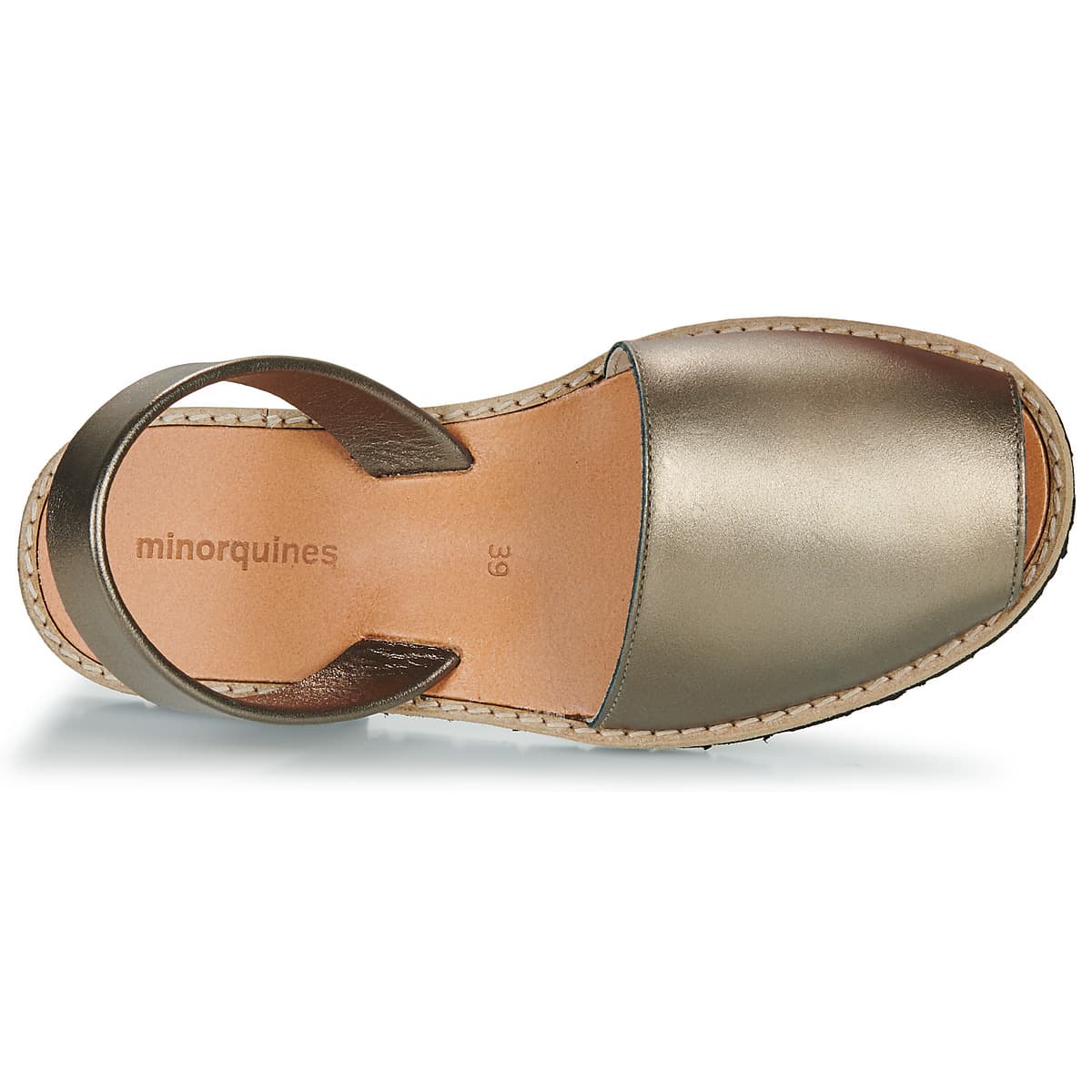 Women's Sandals Minorquines Gold