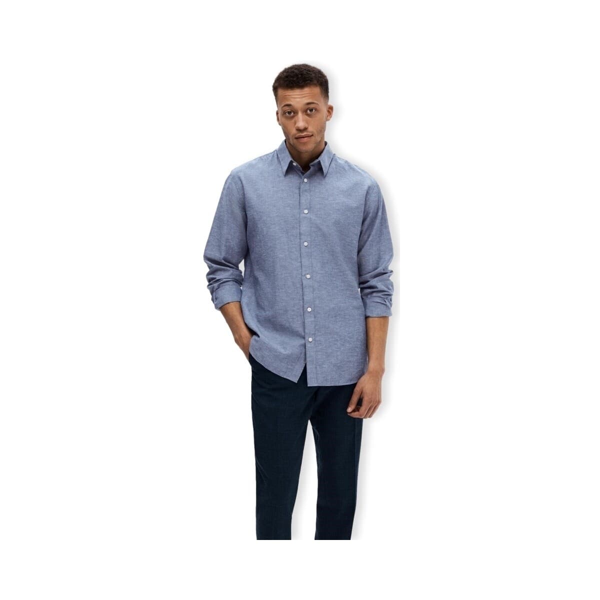 Men's Shirts Selected Blue