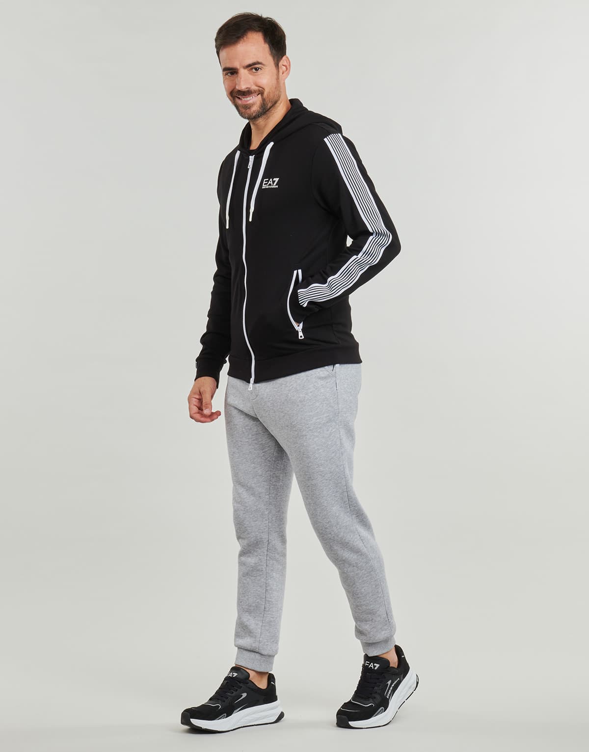 Men's Sweatshirts EA7 Black