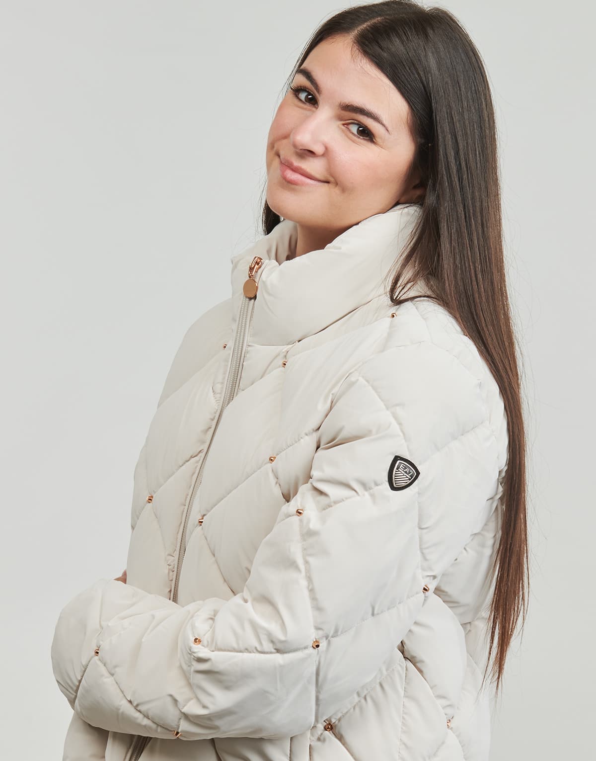 Women's Jackets EA7 Beige