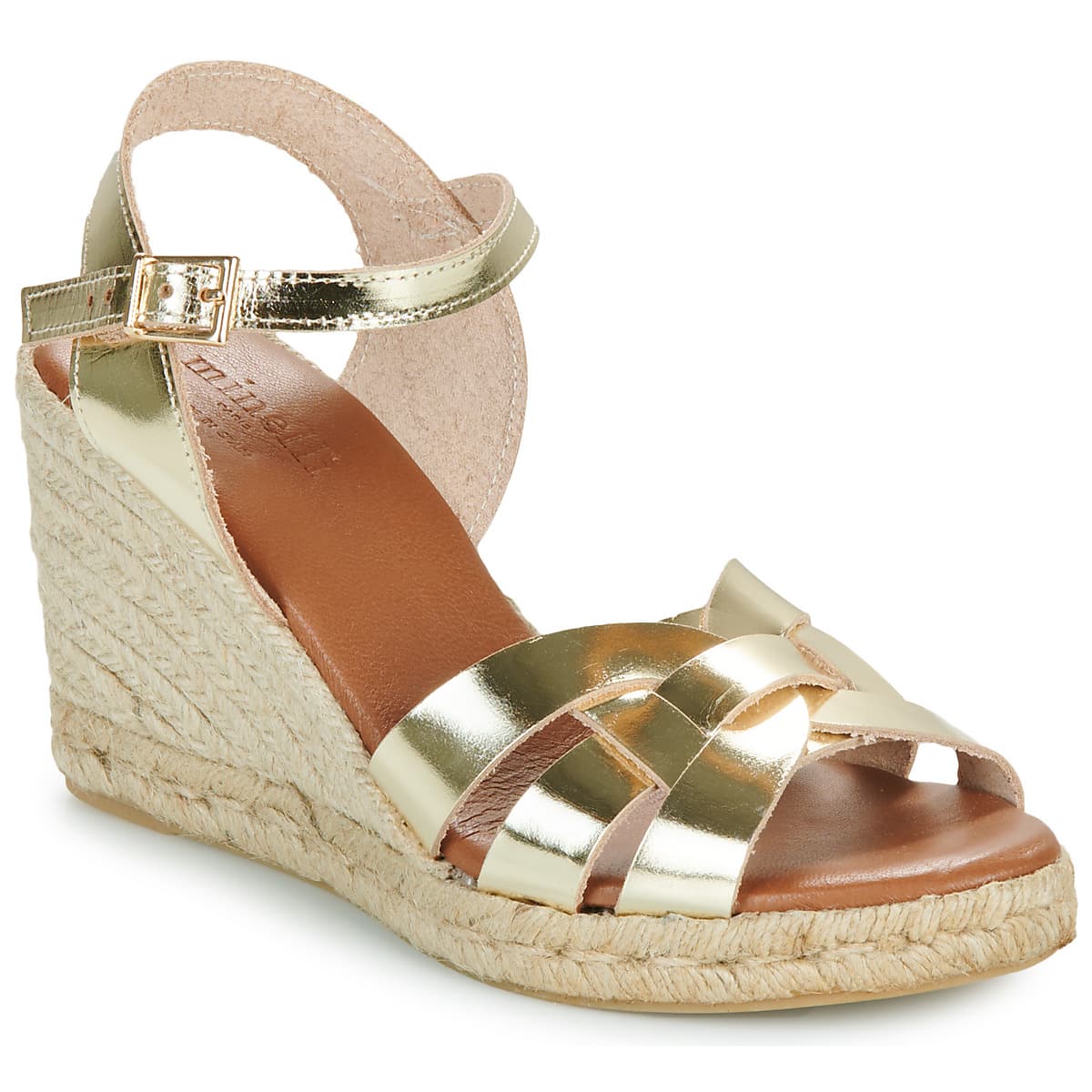 Women's Platforms Maison Minelli Gold