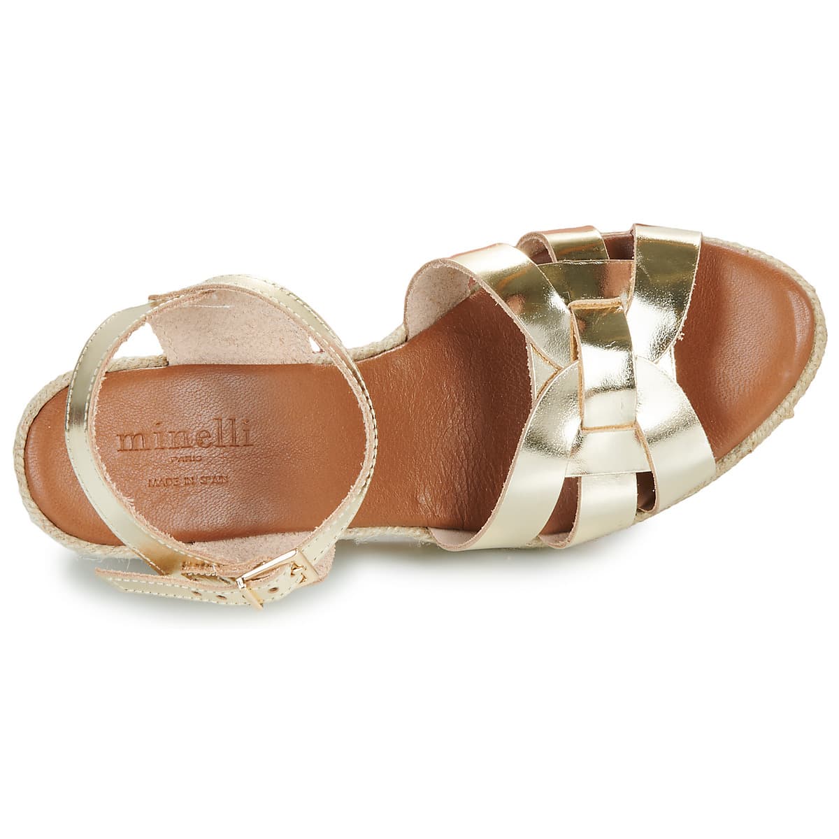 Women's Platforms Maison Minelli Gold