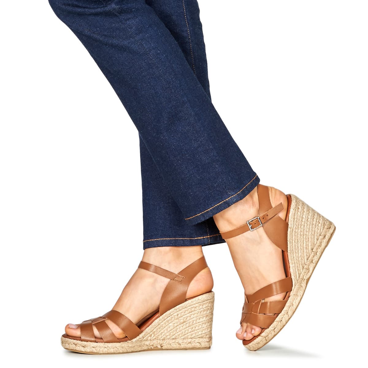 Women's Platforms Maison Minelli Brown