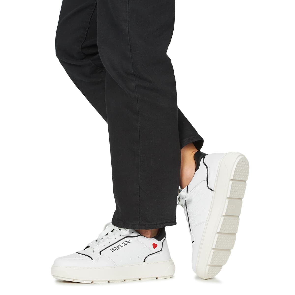 Women's Sneakers Love Moschino White