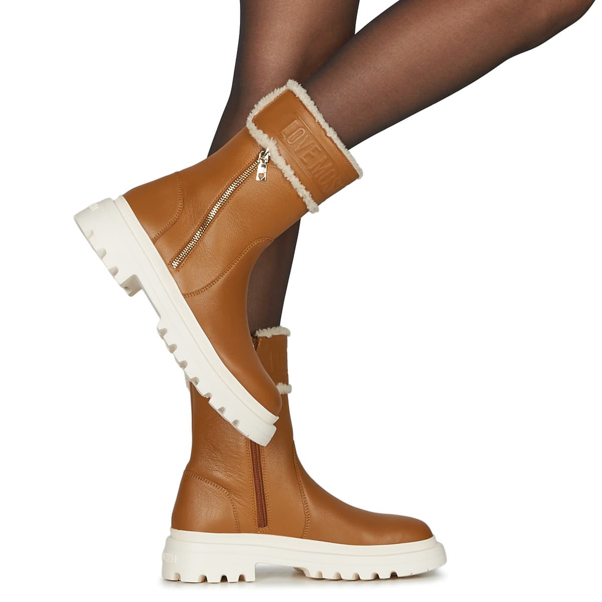 Women's Boots Love Moschino Brown
