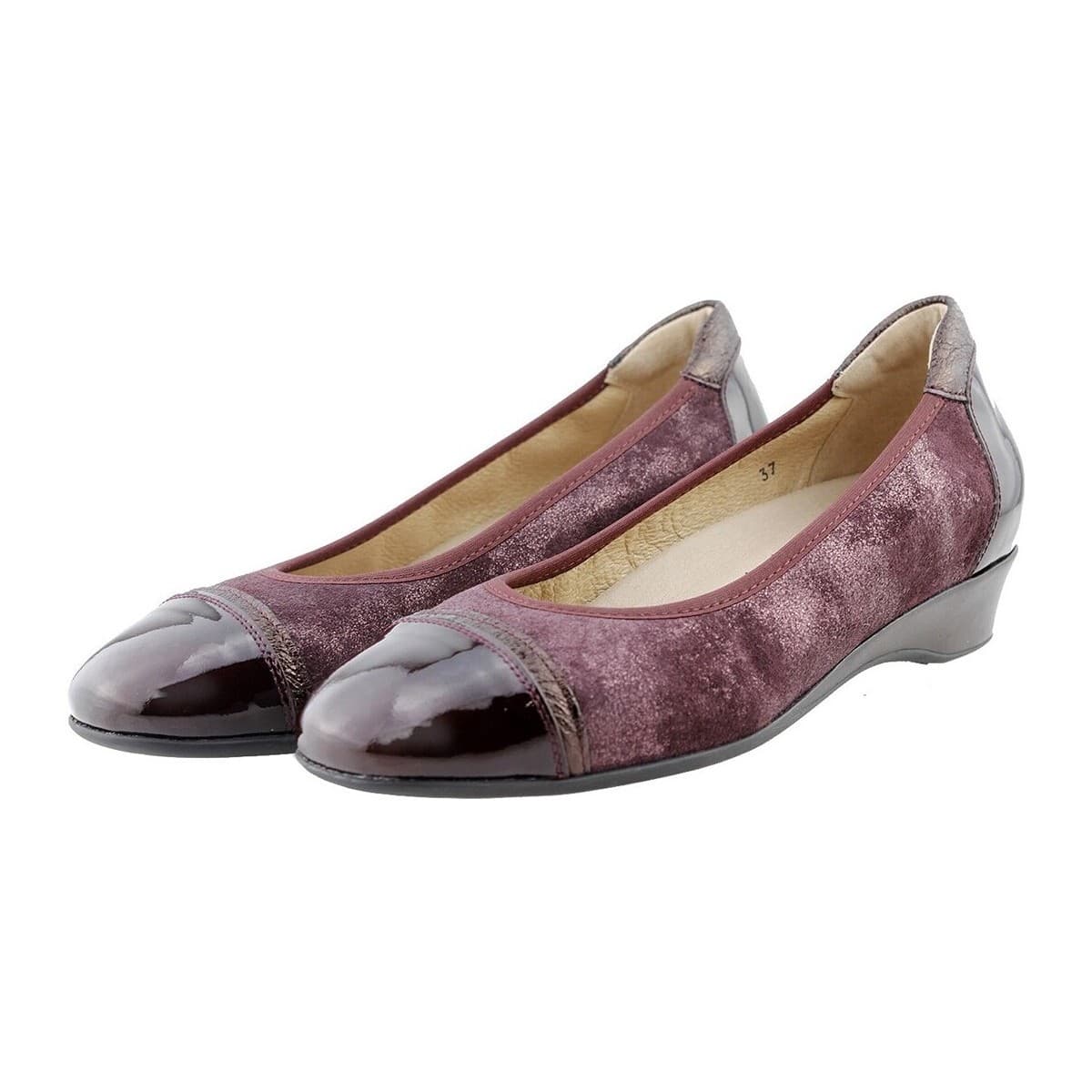 Women's Ballet Flats Piesanto Bordeaux
