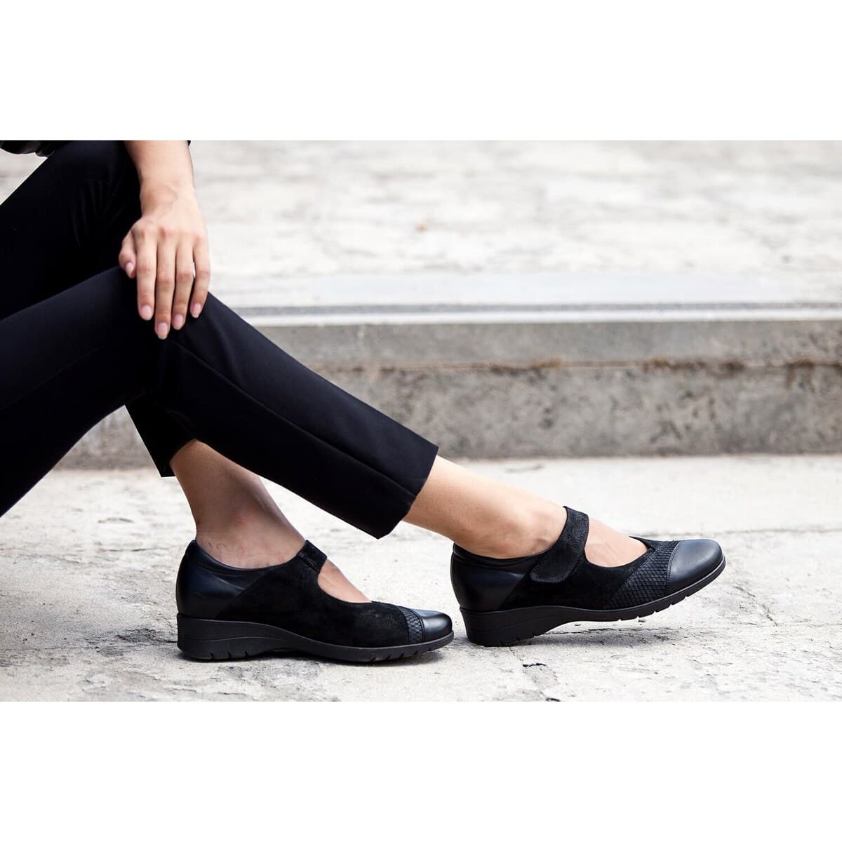 Women's Ballet Flats Piesanto Black
