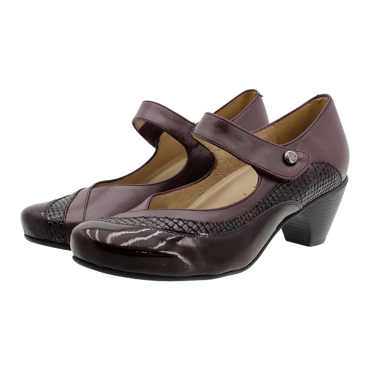 Women's Ballet Flats Piesanto Bordeaux