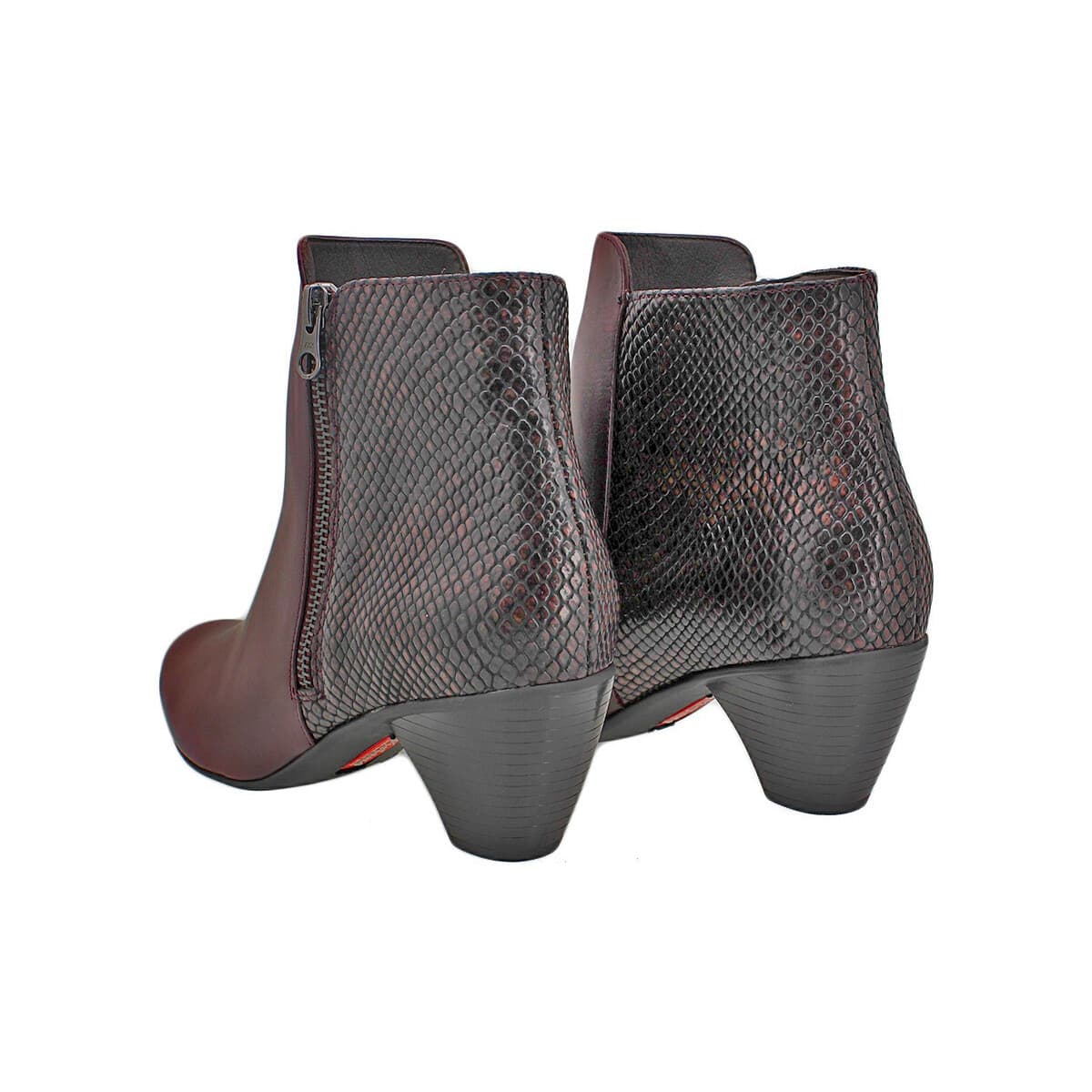 Women's Ankle Boots Piesanto Bordeaux