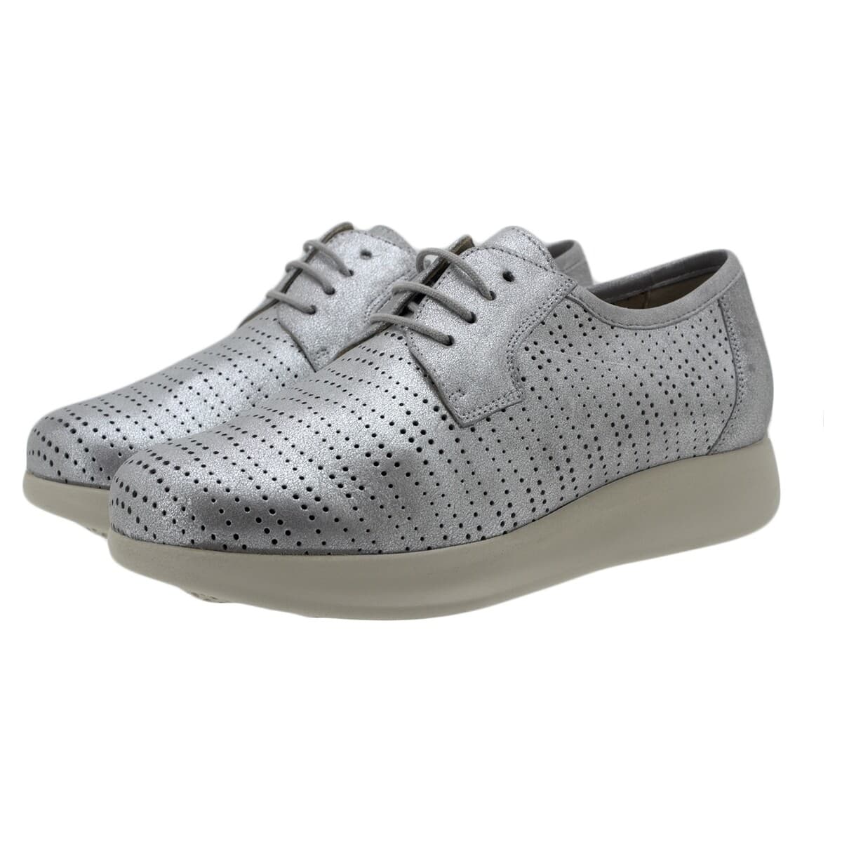 Women's Derby Shoes Piesanto Silver
