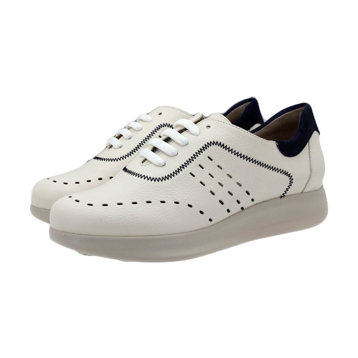 Women's Derby Shoes Piesanto White