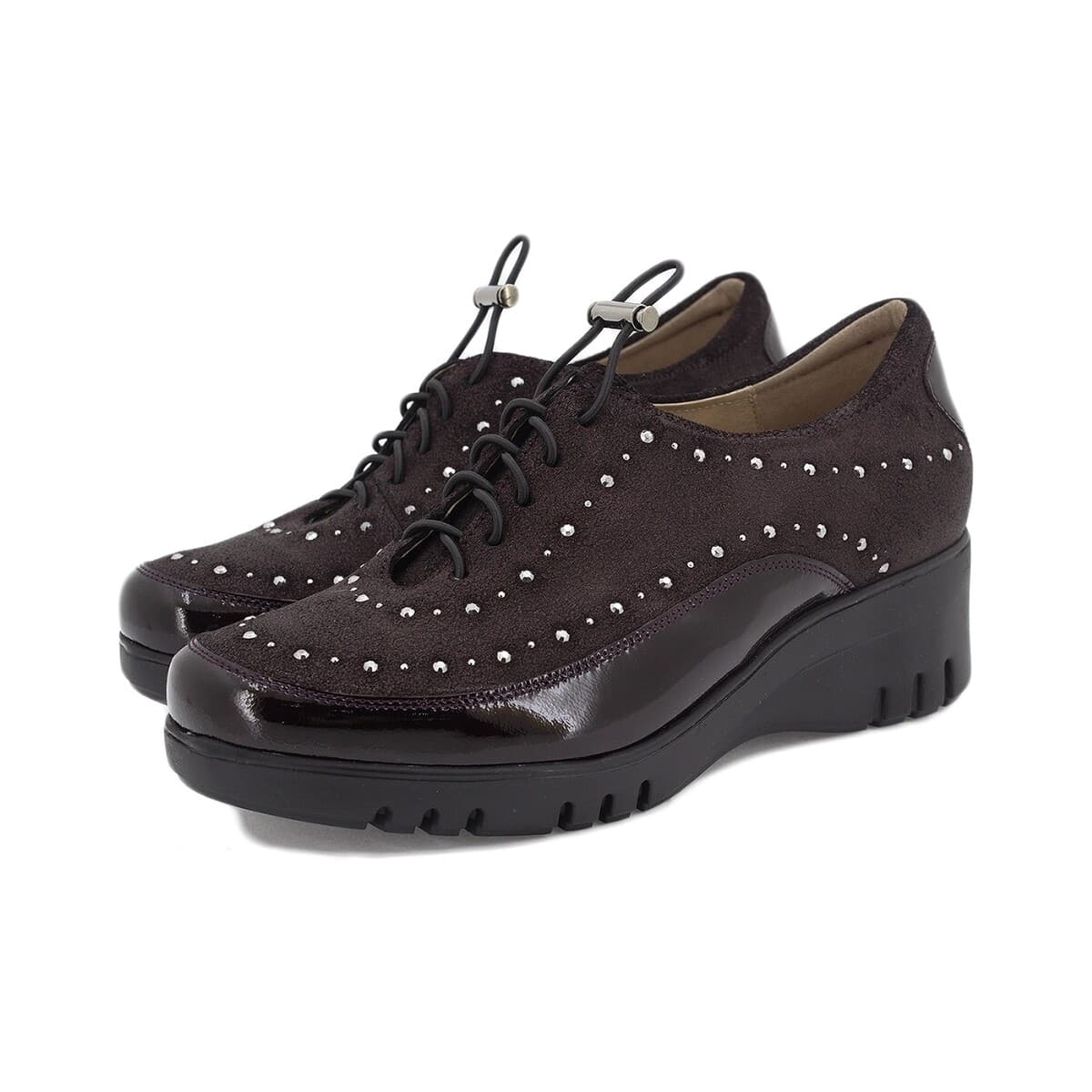 Women's Derby Shoes Piesanto Bordeaux