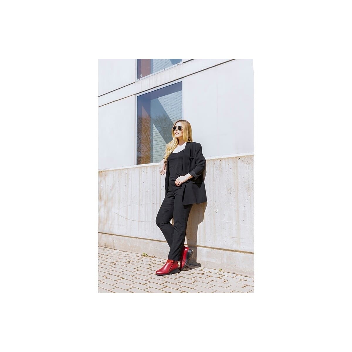 Women's Ankle Boots Piesanto Bordeaux