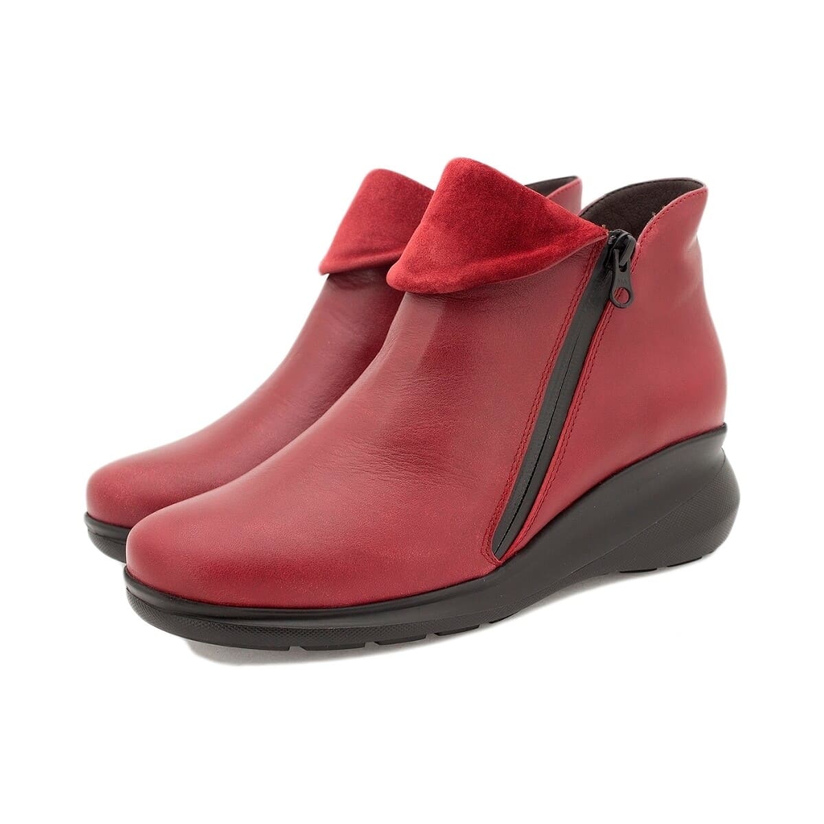 Women's Ankle Boots Piesanto Bordeaux