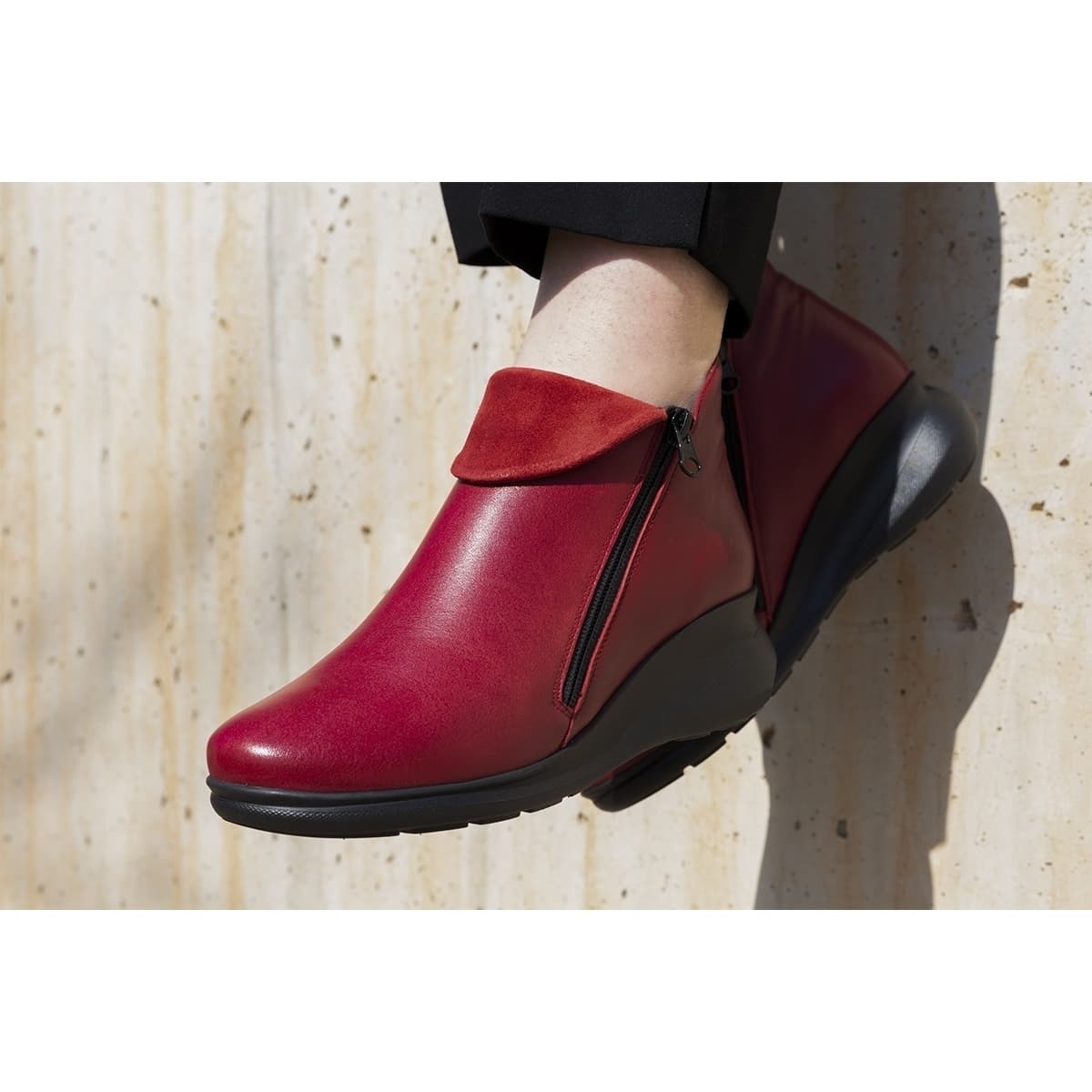 Women's Ankle Boots Piesanto Bordeaux