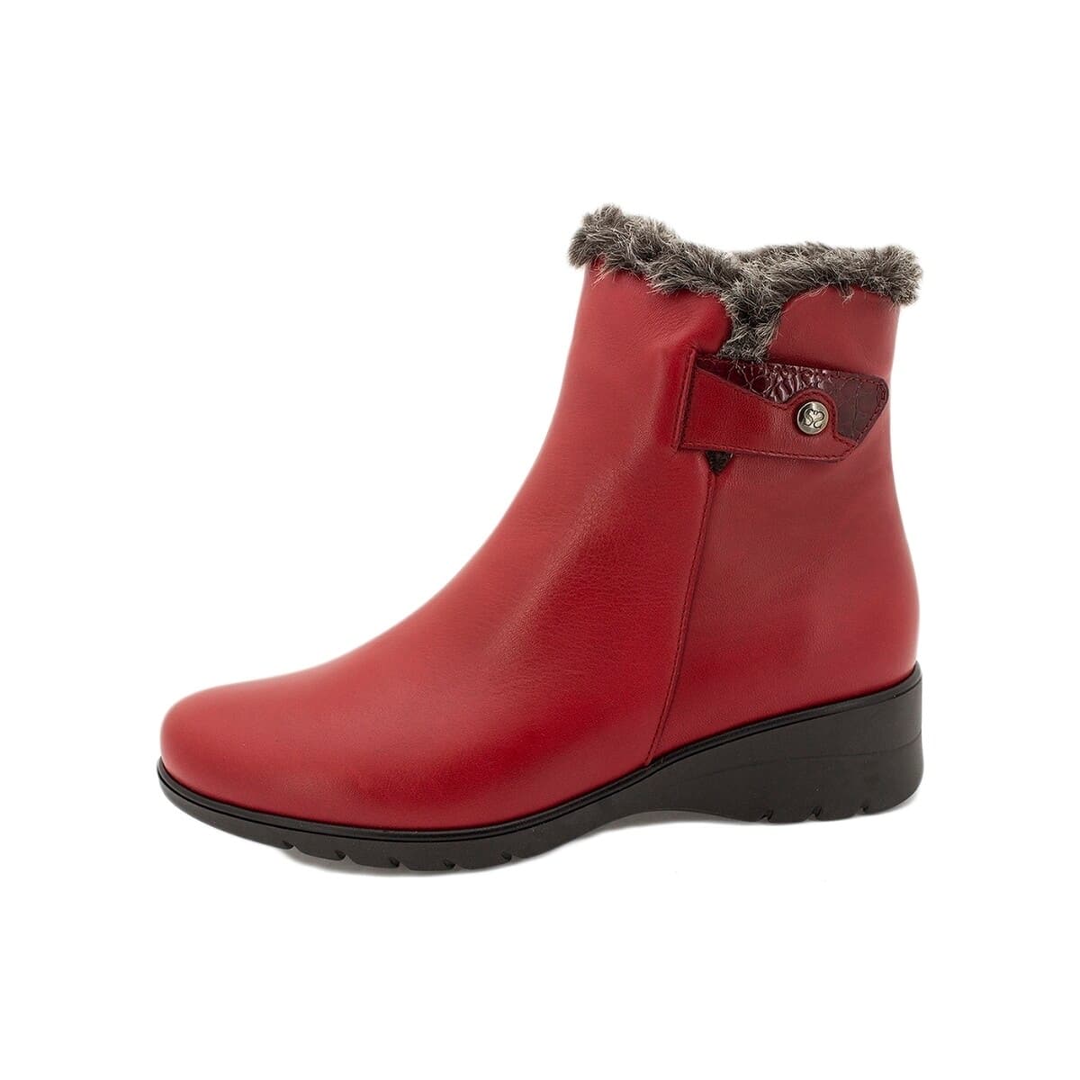 Women's Ankle Boots Piesanto Bordeaux