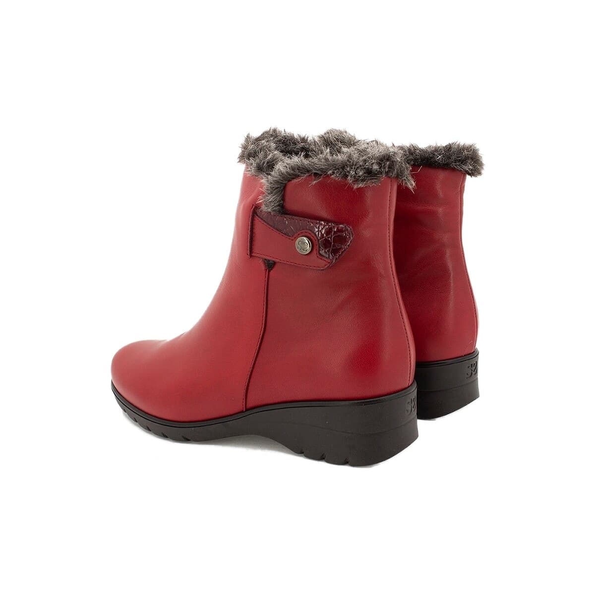 Women's Ankle Boots Piesanto Bordeaux