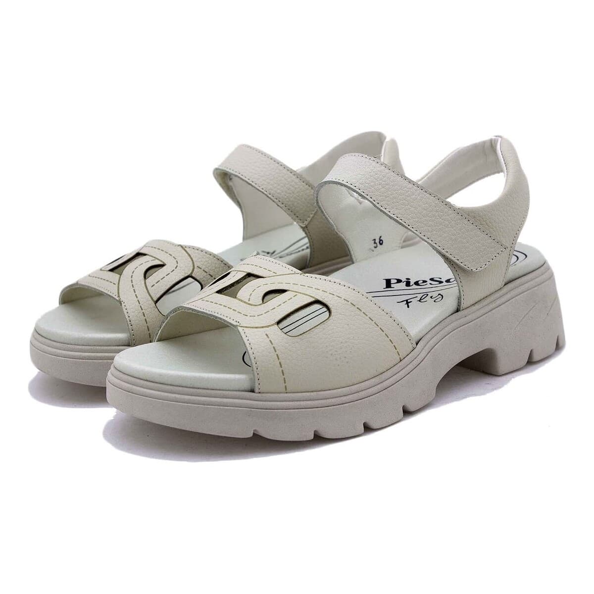 Women's Platforms Piesanto White