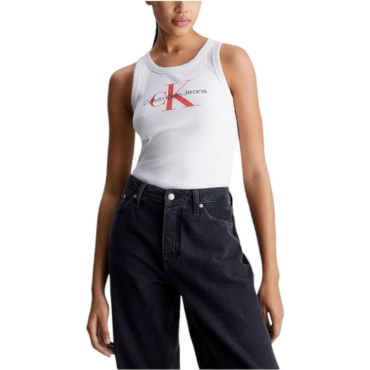 Women's T-Shirts Calvin Klein White