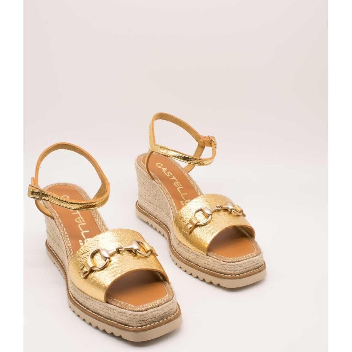 Women's Espadrilles Casteller Gold