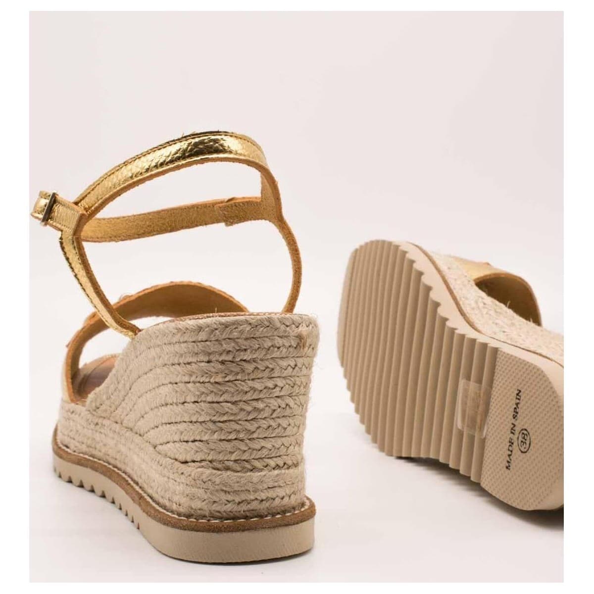 Women's Espadrilles Casteller Gold