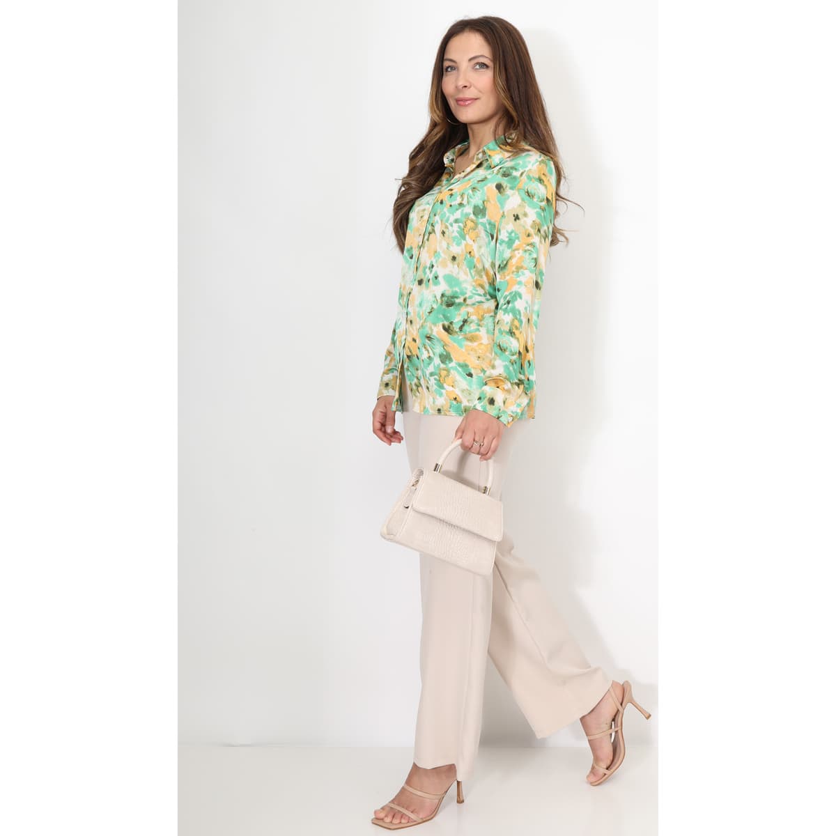 Women's Shirts La Modeuse Green