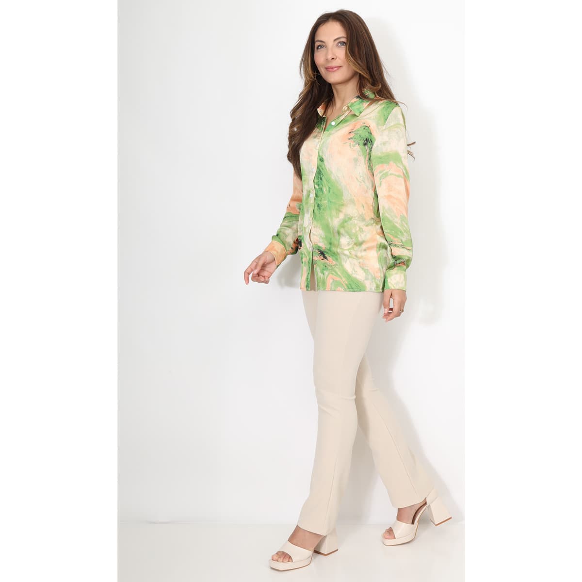 Women's Shirts La Modeuse Green