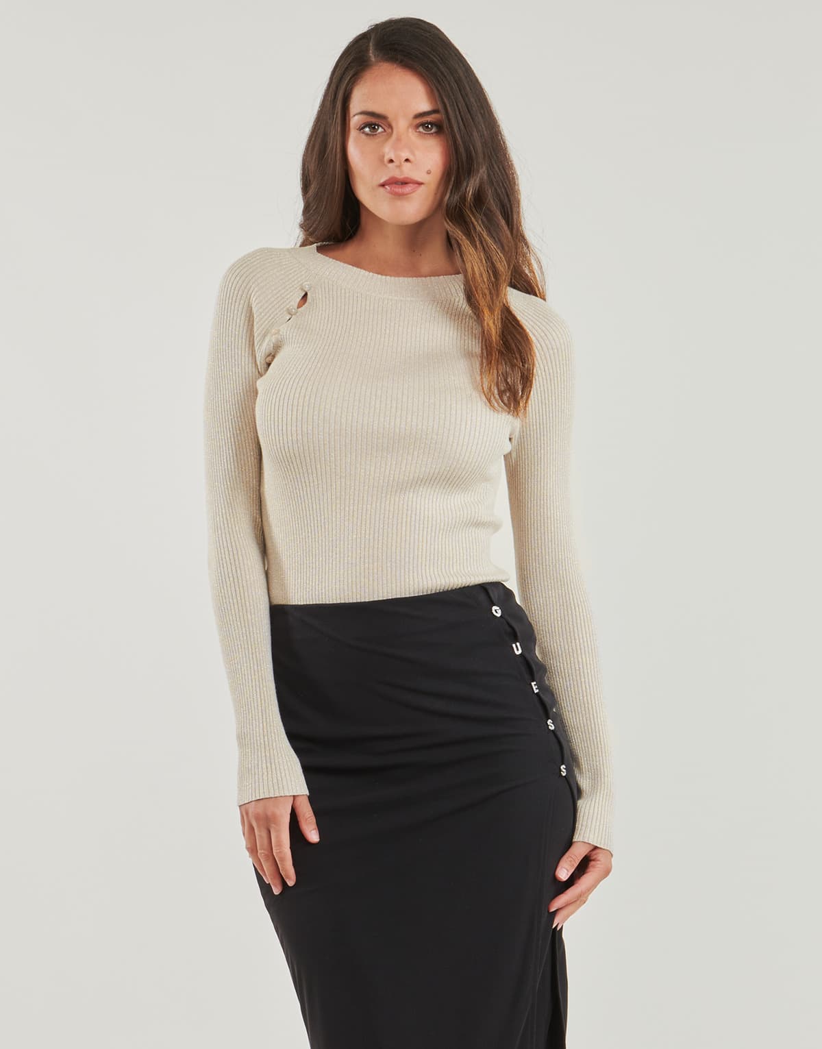 Women's Sweaters Guess Beige