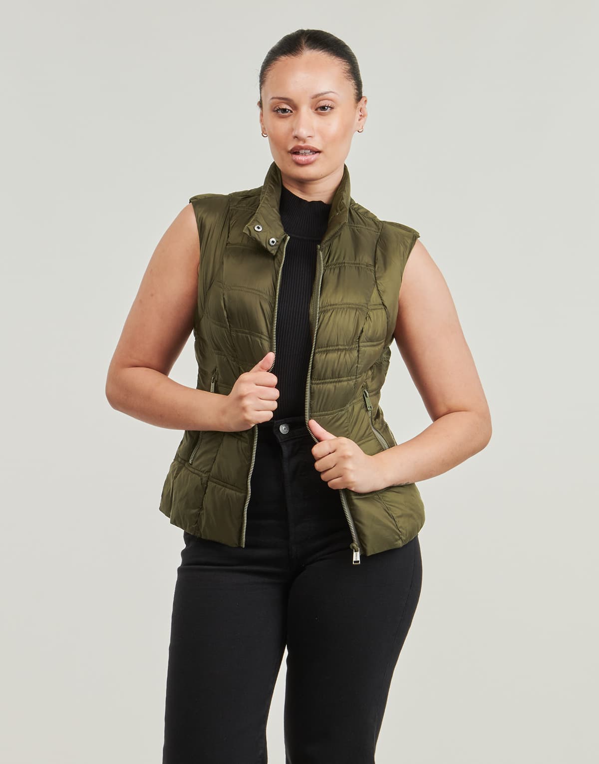 Women's Parkas Guess Khaki