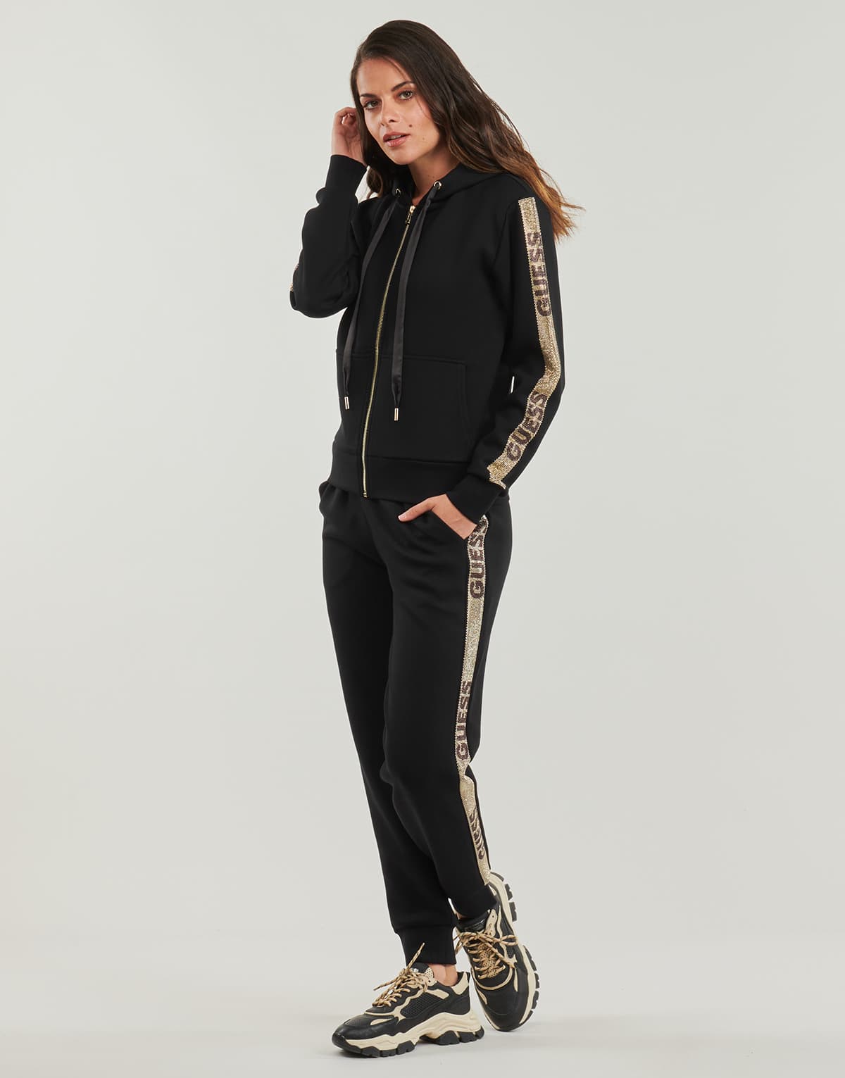 Women's Sweatshirts Guess Black