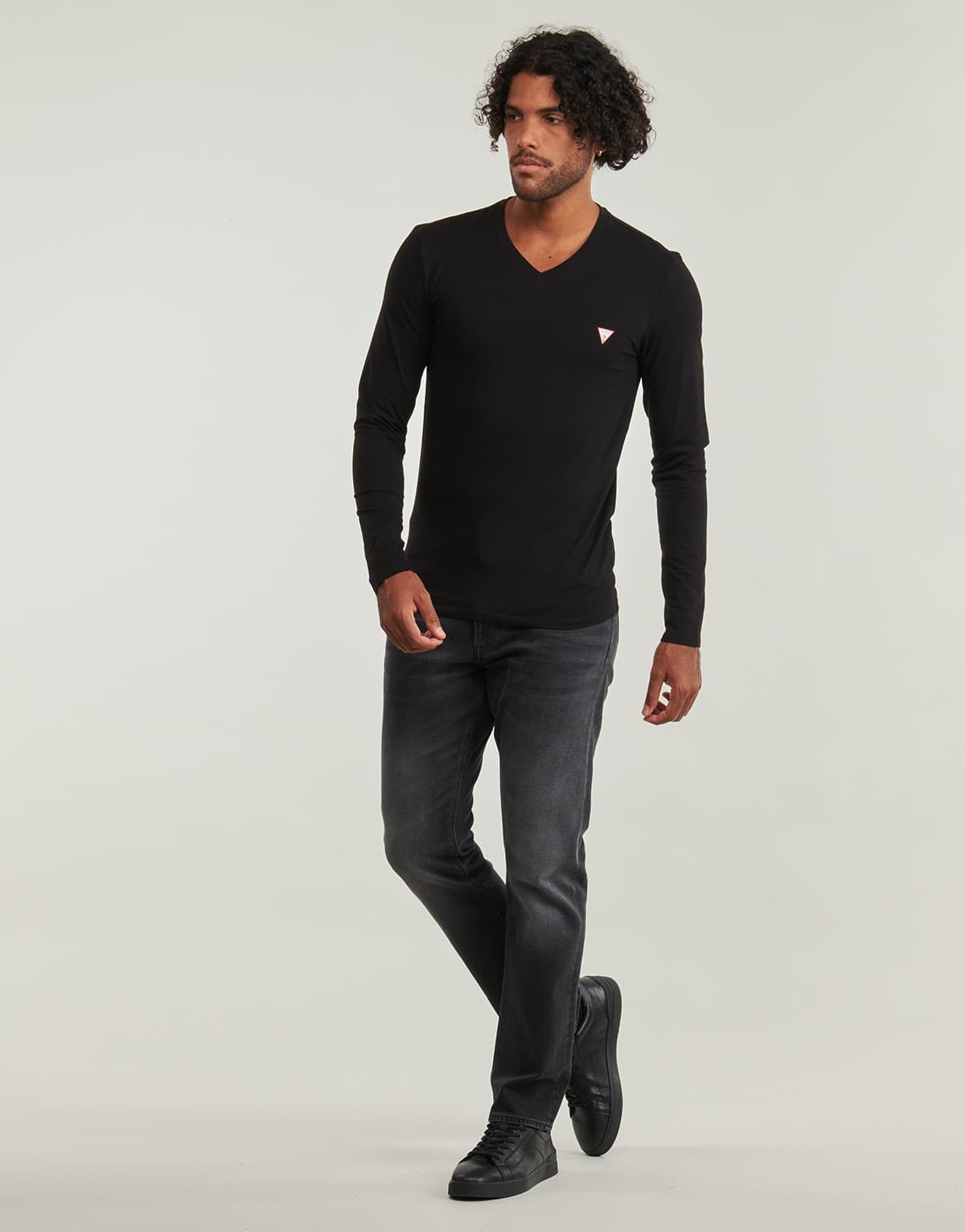 Men's T-Shirts Guess Black