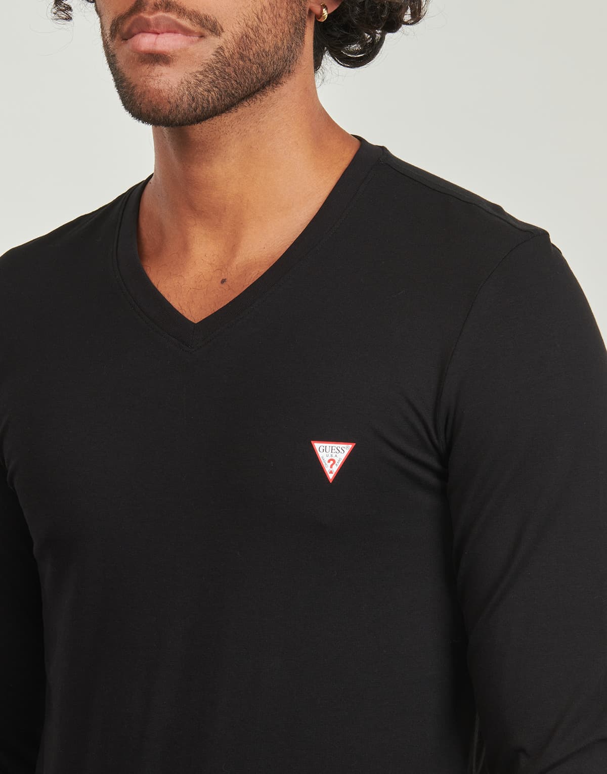 Men's T-Shirts Guess Black