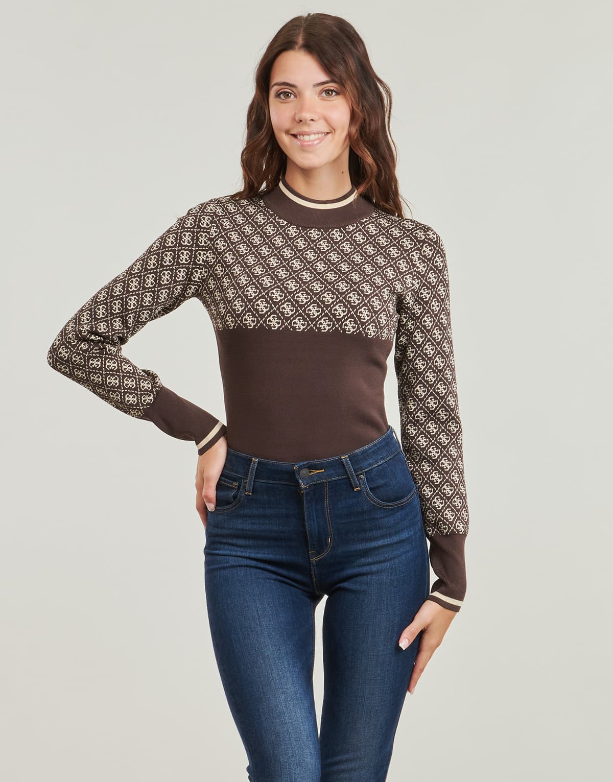 Women's Sweaters Guess Brown