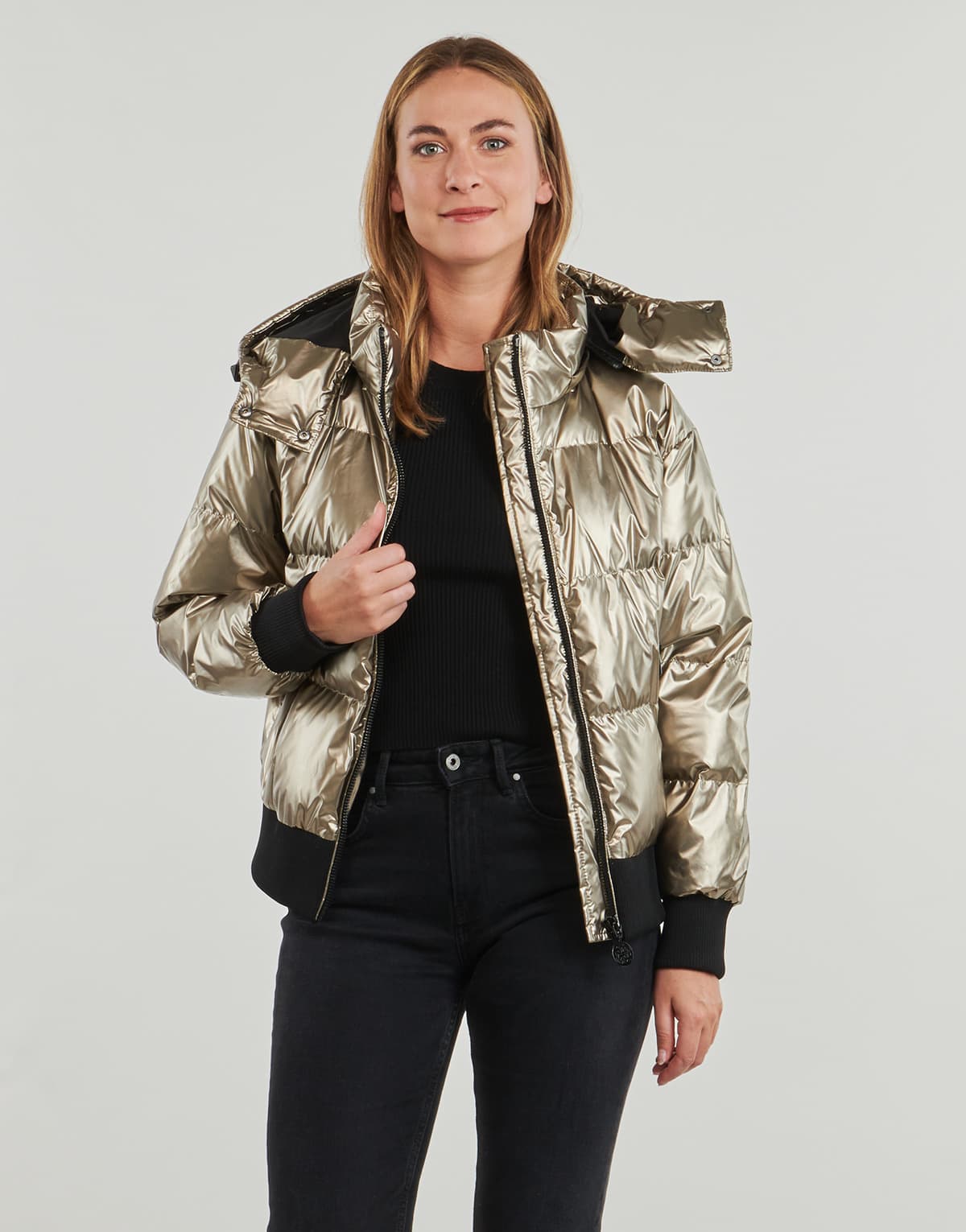 Women's Jackets Guess Gold