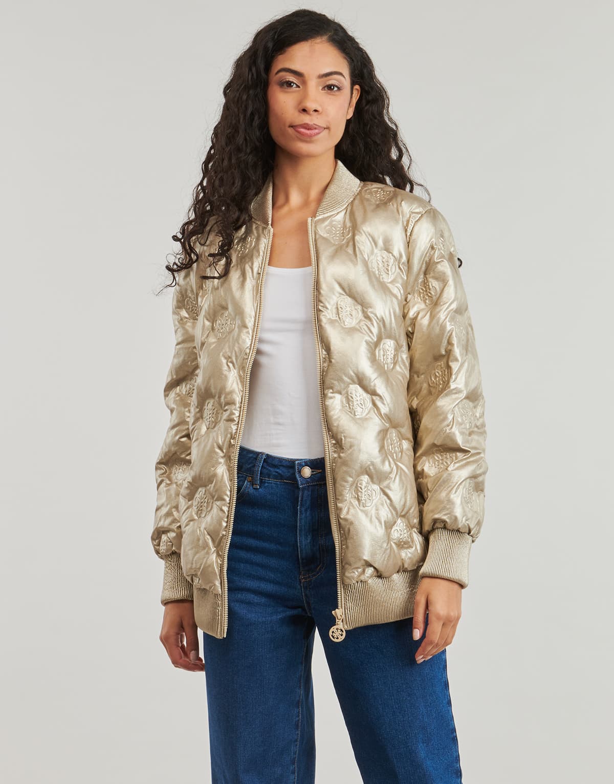Women's Jackets Guess Gold