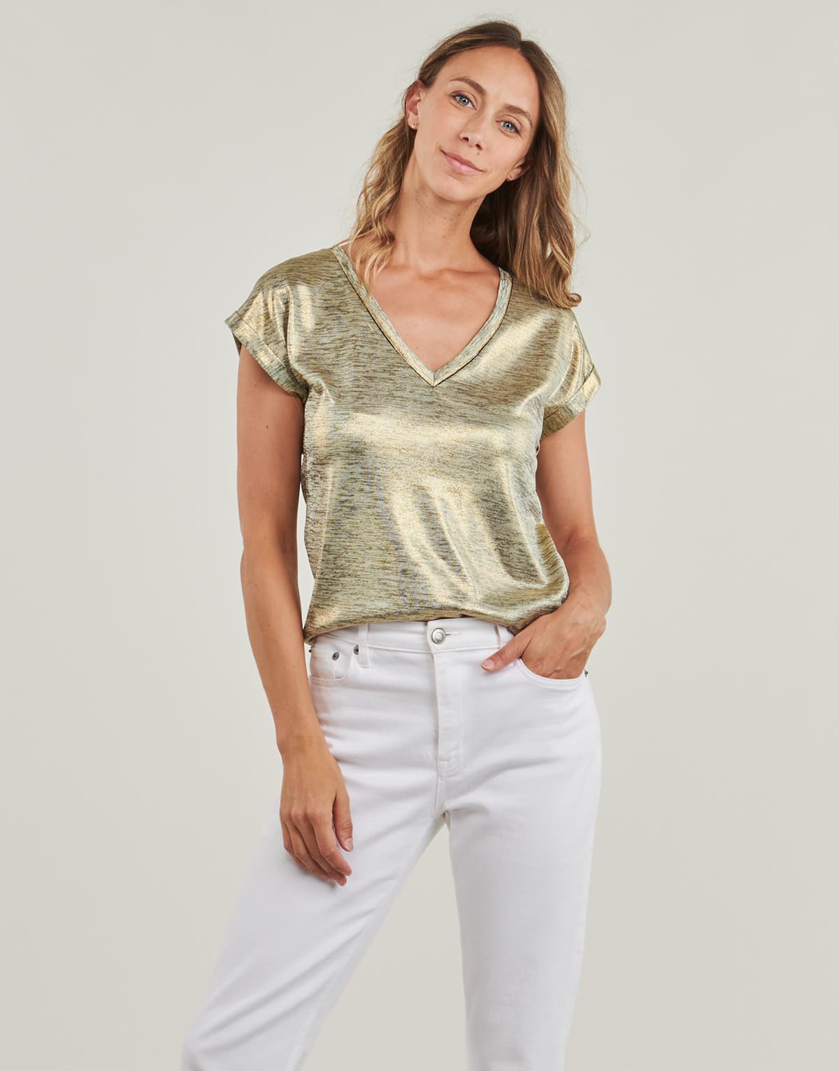 Women's T-Shirts Morgan Gold