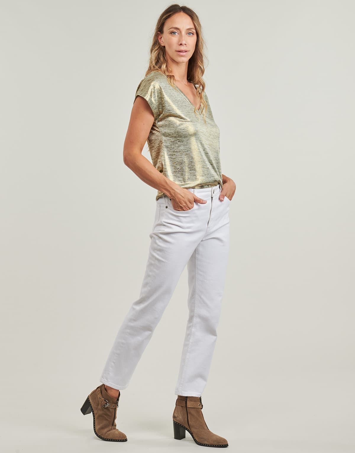 Women's T-Shirts Morgan Gold