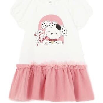 Σετ Mayoral 1925 Vestido combinado tul Rosa Palo