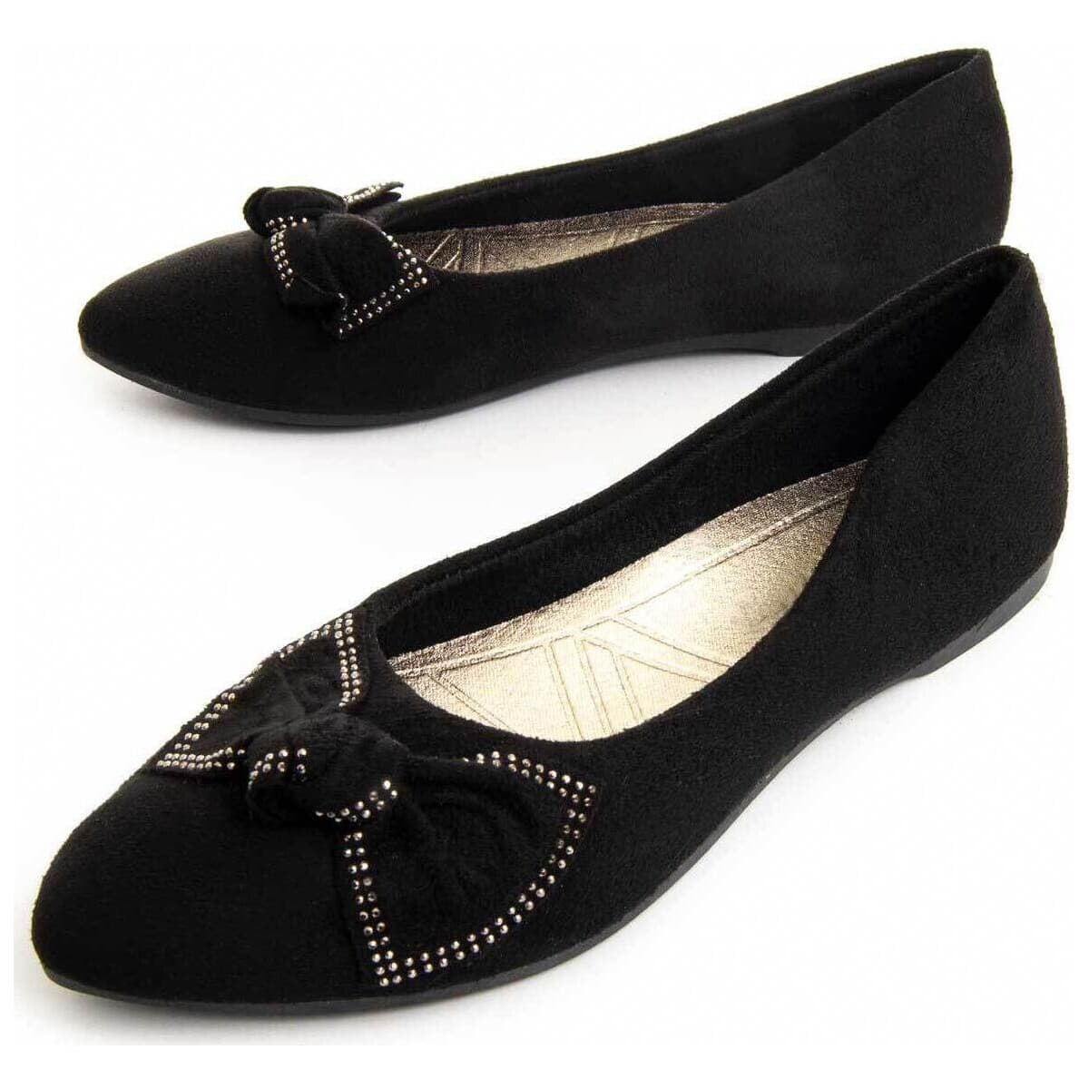 Women's Ballet Flats Montevita Black